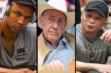 Phil Ivey, Doyle Brunson & Johnny Chan