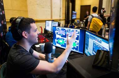 Kevin Martin during a Live Streaming Poker Session 