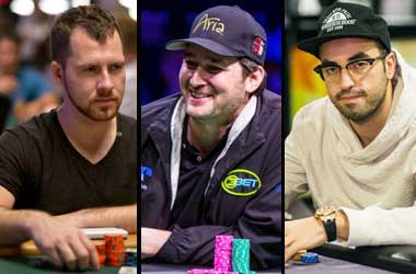 Dan Cates, Phil Hellmuth & Bryn Kenney