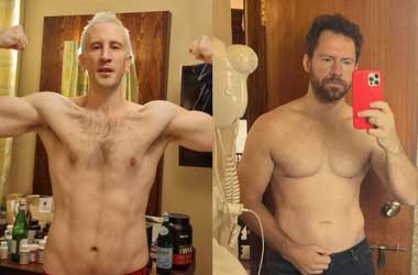Bertrand “ElkY” Grospellier & Daniel “Jungleman” Cates halfway through 150k Body Fat Challenge