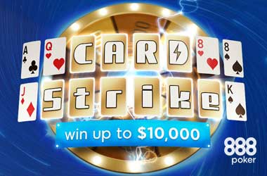 888poker Awarding Up to $10k in Extra Prizes via New Card Strike Promotion