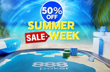 888poker Offers 50% Discount On Buy-Ins During Summer Sale Week